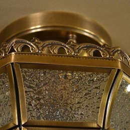 Faretti da incasso in ottone in stile mini classico tradizionale