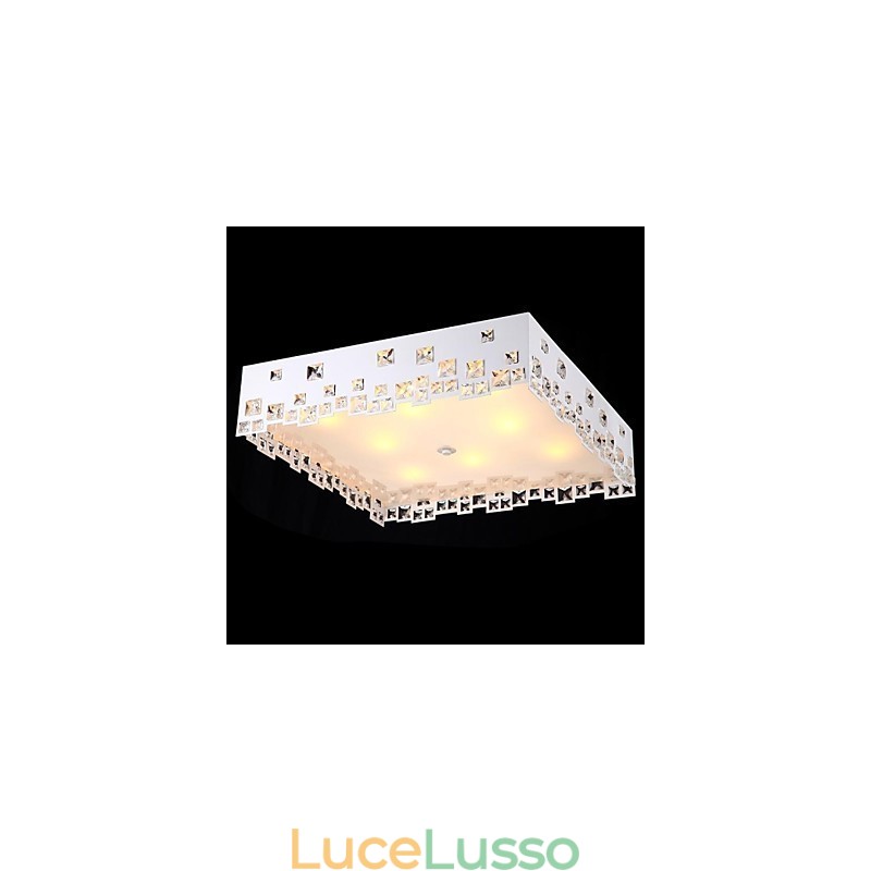 Lampada da soffitto 8 luci moderna semplice artistica