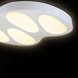 Montaggio a filo senza luce polare con telecomando moderno contemporaneo