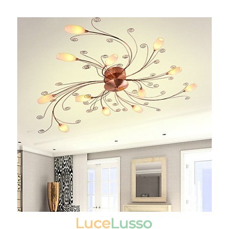 Luci artistiche in alluminio a filo con 12 luci Luci artistiche in alluminio a filo con 12 luci