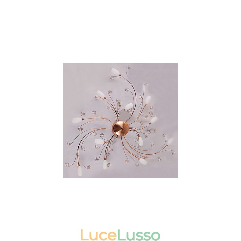 Luci artistiche in alluminio a filo con 12 luci
