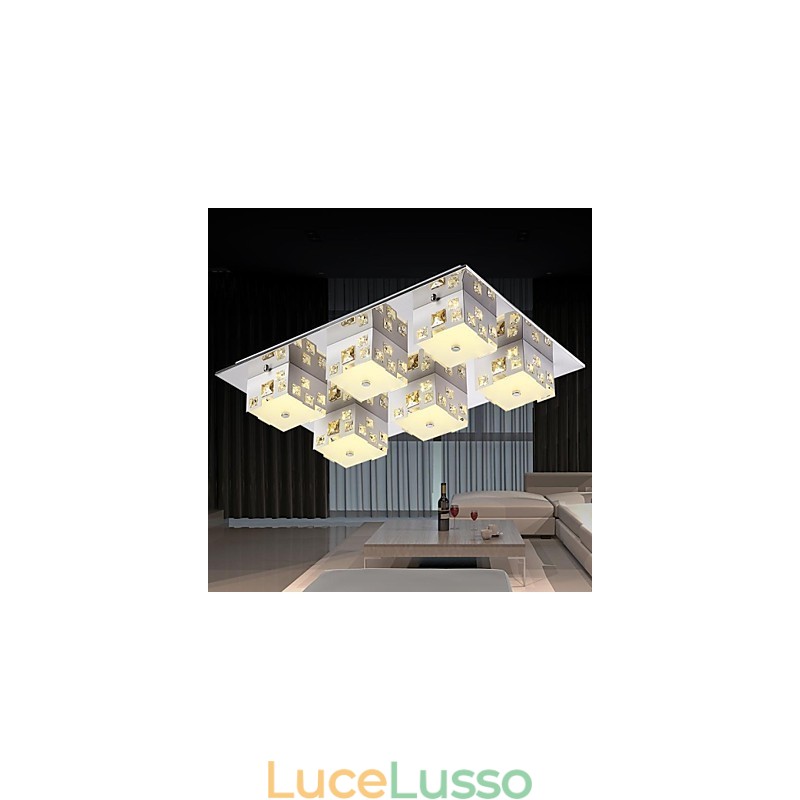 Lampada da soffitto 6 luci moderna semplice artistica
