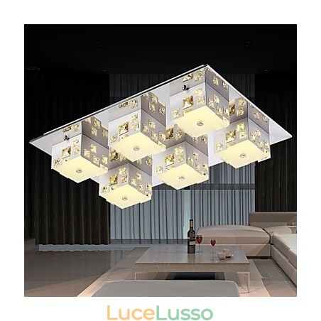 Lampada da soffitto 6 luci moderna semplice artistica