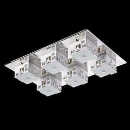 Lampada da soffitto 6 luci moderna semplice artistica