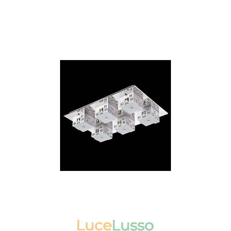 Lampada da soffitto 6 luci moderna semplice artistica