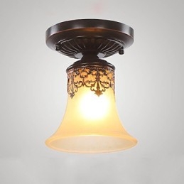 Lampada a cupola con luce assorbita rurale classica di tipo europeo