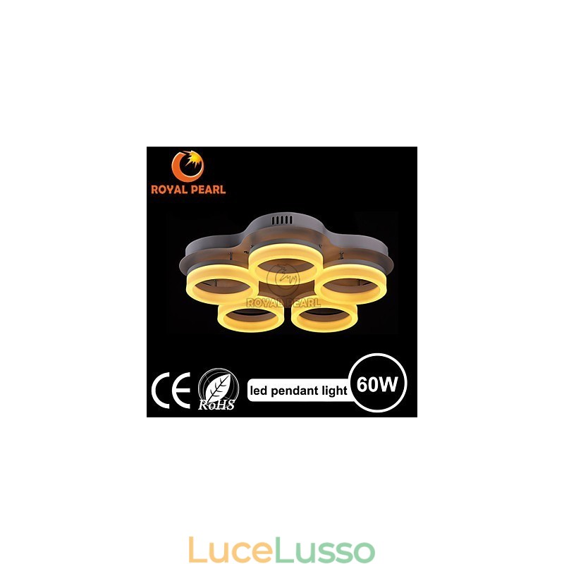Eleganti lampade da soffitto in acrilico dal design elegante