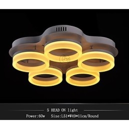 Eleganti lampade da soffitto in acrilico dal design elegante