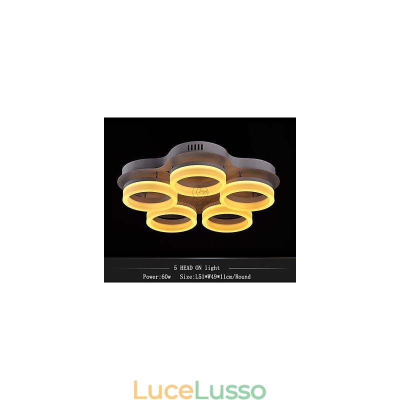 Eleganti lampade da soffitto in acrilico dal design elegante