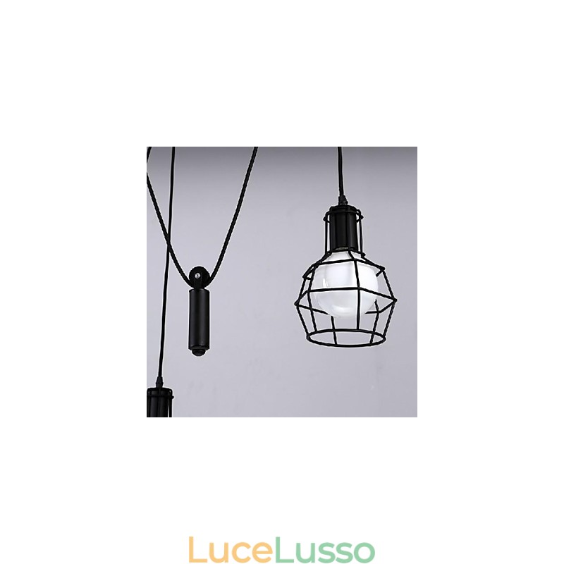 Lanterna retrò vintage classica tradizionale in stile country mini, dipinta in metallo, lampada a sospensione da pranzo