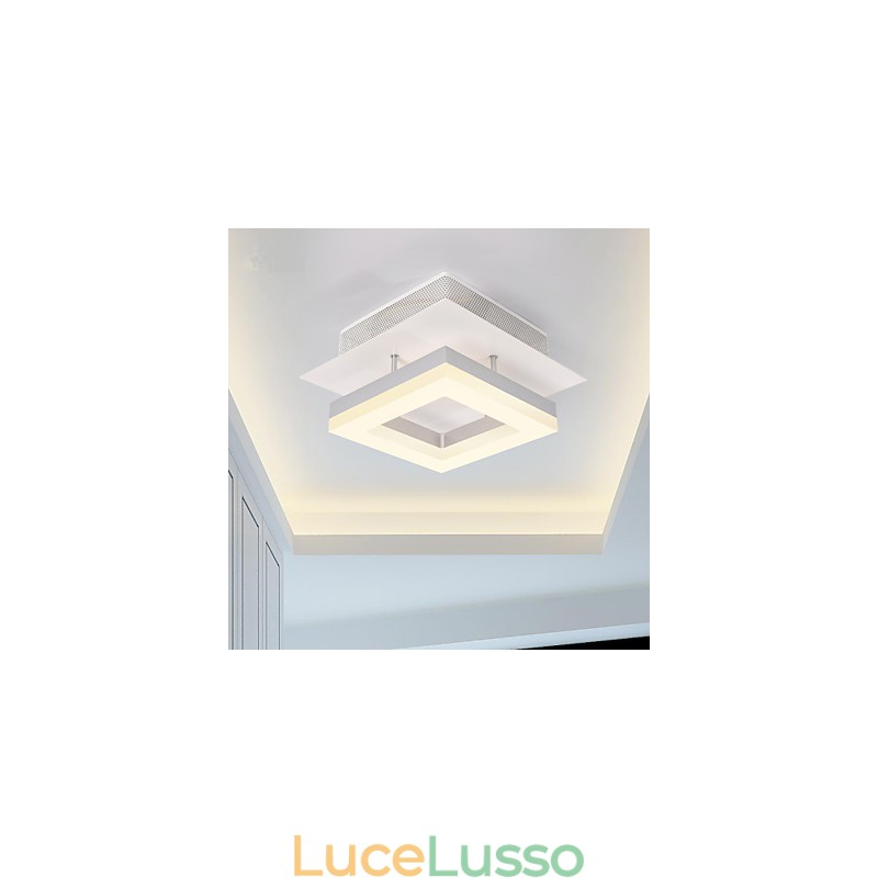 Lampada da soffitto moderna e contemporanea in acrilico da 9 W