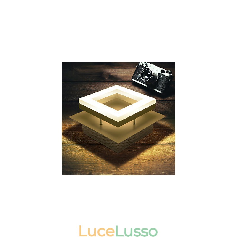 Lampada da soffitto moderna e contemporanea in acrilico da 9 W