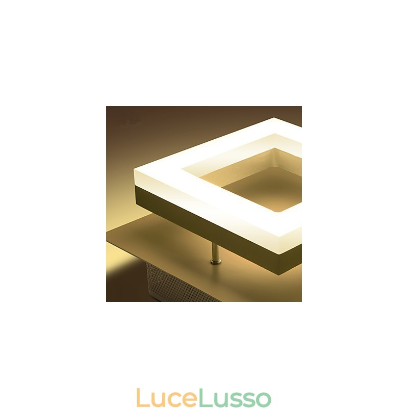 Lampada da soffitto moderna e contemporanea in acrilico da 9 W