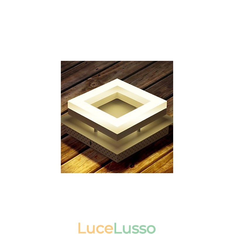 Lampada da soffitto moderna e contemporanea in acrilico da 9 W