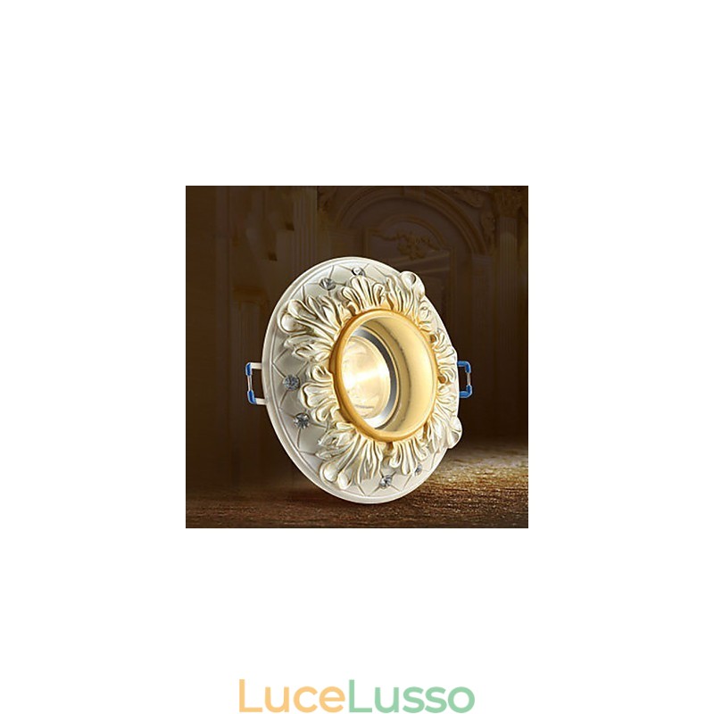Lampada a tubo da soffitto rurale in stile europeo da 10*3,5 cm, lampada a cupola assorbente