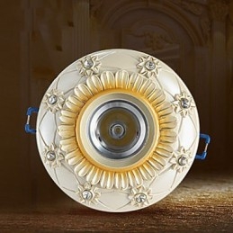 Lampada a tubo da soffitto rurale in stile europeo da 10*3,5 cm, lampada a cupola assorbente