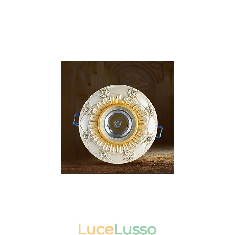 Lampada a tubo da soffitto rurale in stile europeo da 10*3,5 cm, lampada a cupola assorbente