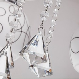 Lampadario moderno in cristallo Living 8 luci