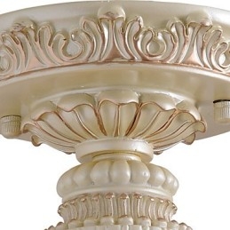 Faretti da incasso in resina verniciati in stile mini classico tradizionale