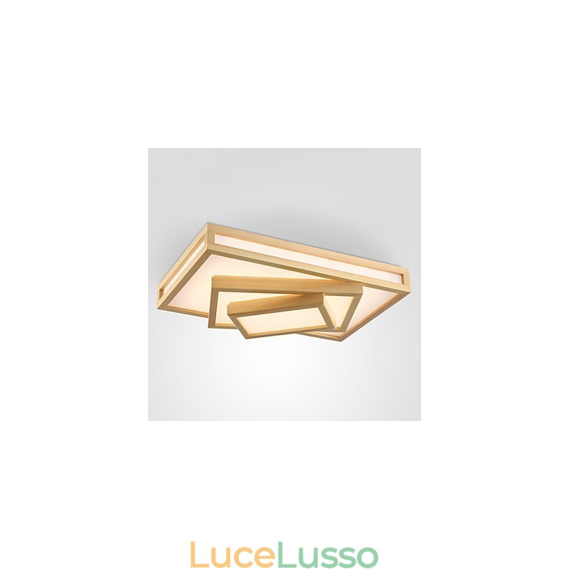 Moderno Contemporaneo Mini Stile Dipinto Legno Bambù Montaggio a Filo