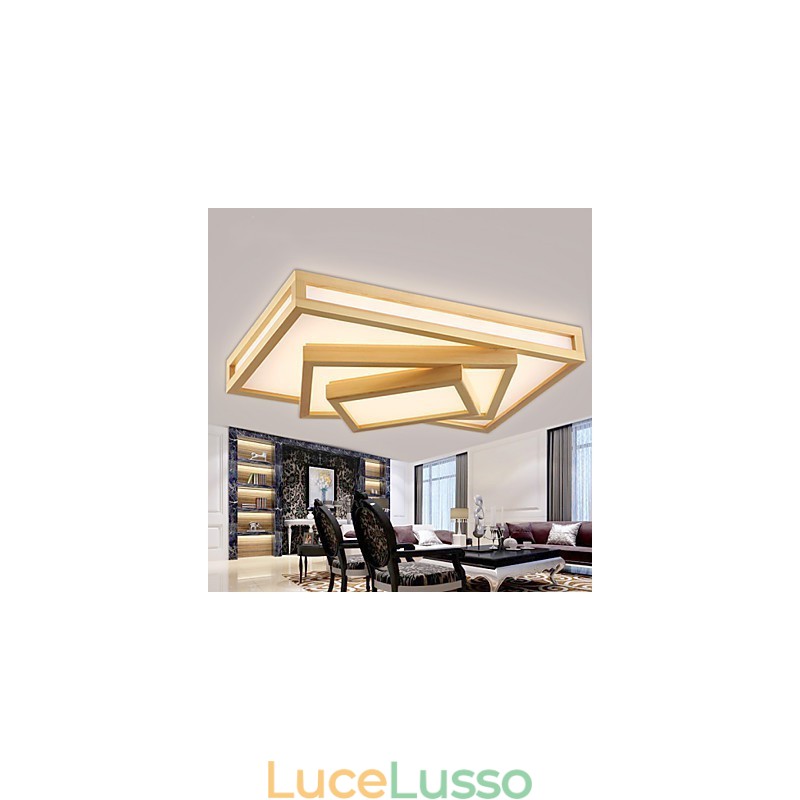 Moderno Contemporaneo Mini Stile Dipinto Legno Bambù Montaggio a Filo