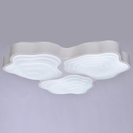 Plafoniere 3 luci artistiche in acciaio inox placcato
