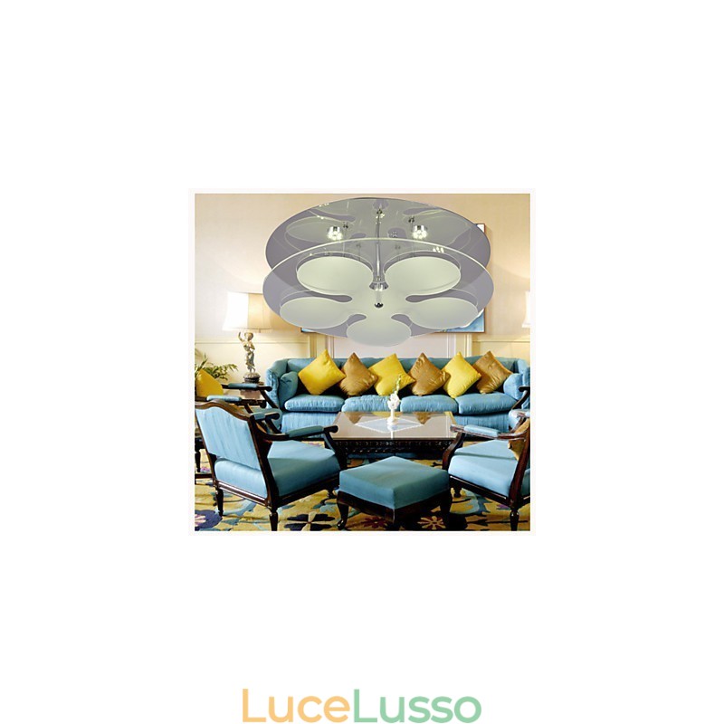 Luci da binario moderne e contemporanee per garage in metallo