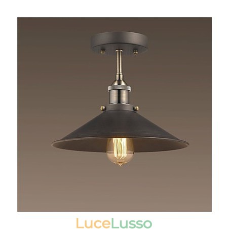 Lampada da soffitto vintage Mini Edison 1 luce in metallo da montare a filo Lampada da soffitto vintage Mini Edison 1 luce in metallo da montare a filo