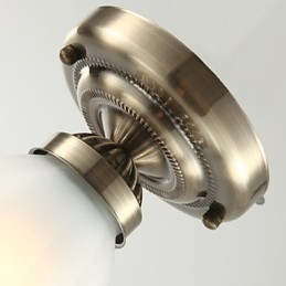 Faretti da incasso in metallo elettroplaccato in stile mini classico tradizionale