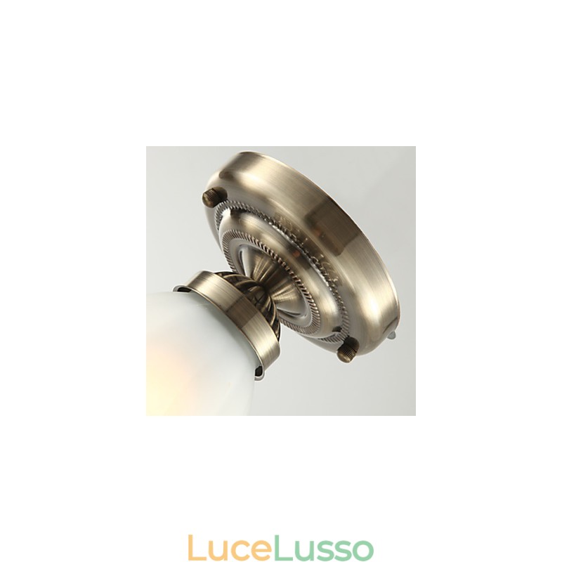 Faretti da incasso in metallo elettroplaccato in stile mini classico tradizionale