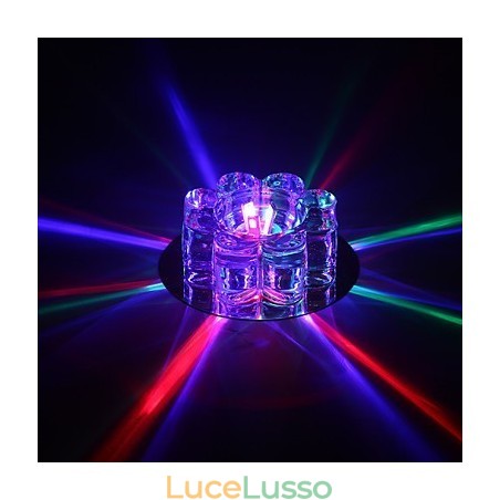 Moderno contemporaneo in cristallo a filo