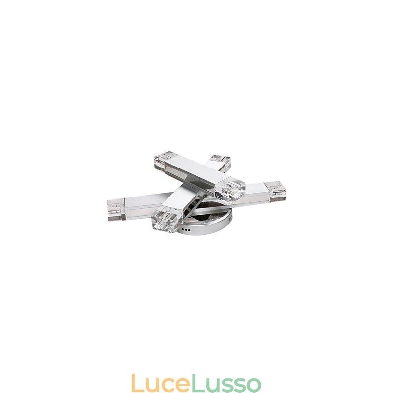 Moderna plafoniera con 6 luci dal design chic
