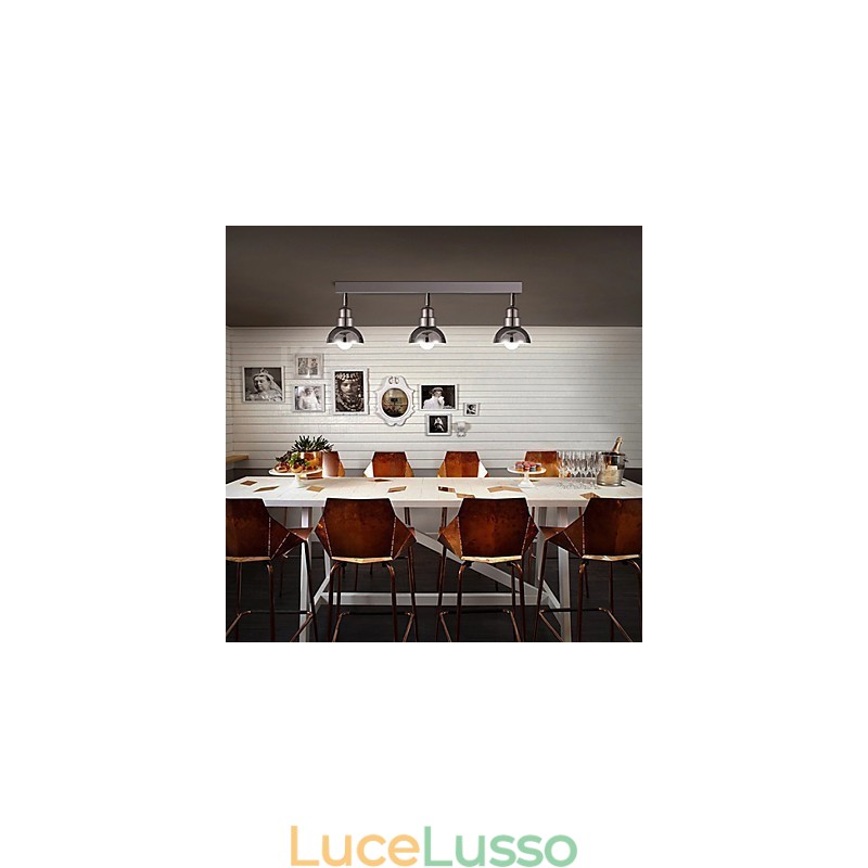 Lampada da soffitto a forma di triangolo in vetro bianco con telaio in alluminio, moderna e alla moda