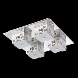 Lampada da soffitto 4 luci moderna semplice artistica