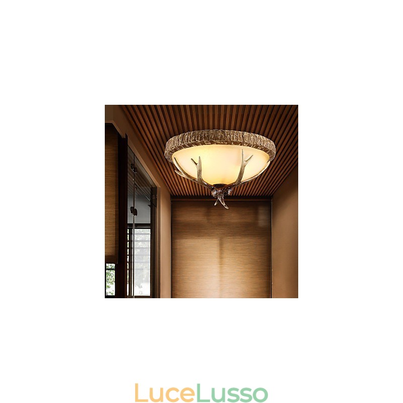 Lampadario Mini Stile Retro Resina