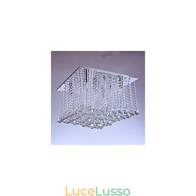 Montaggio a filo Cristallo Moderno Contemporaneo Metallo