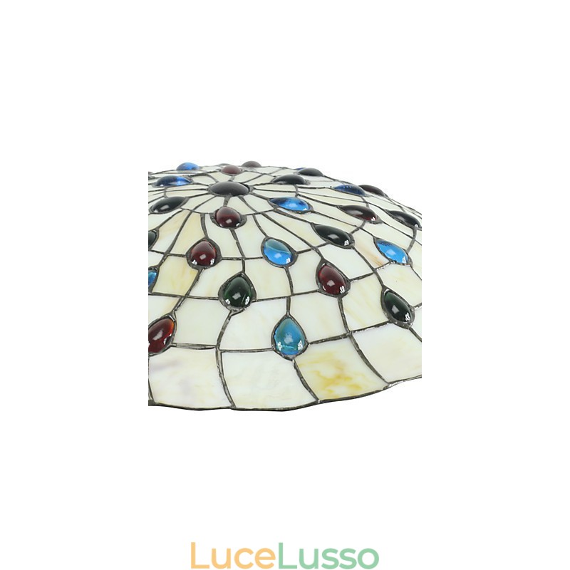 Lampada da soffitto in stile mediterraneo 50 cm illuminazione da giardino