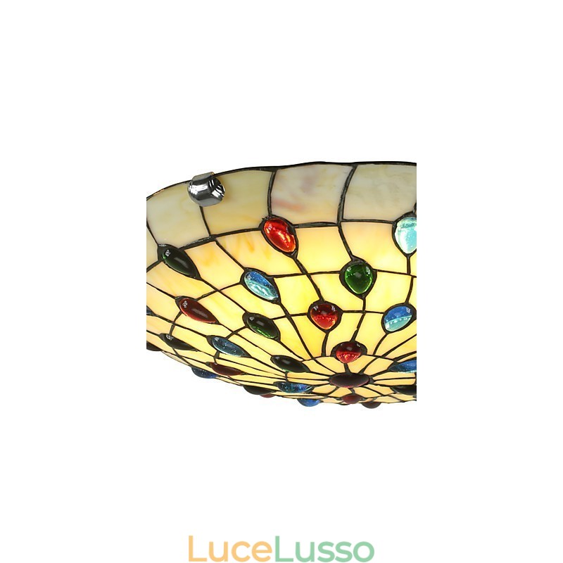 Lampada da soffitto in stile mediterraneo 50 cm illuminazione da giardino