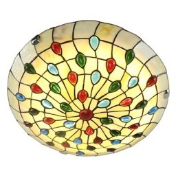 Lampada da soffitto in stile mediterraneo 50 cm illuminazione da giardino