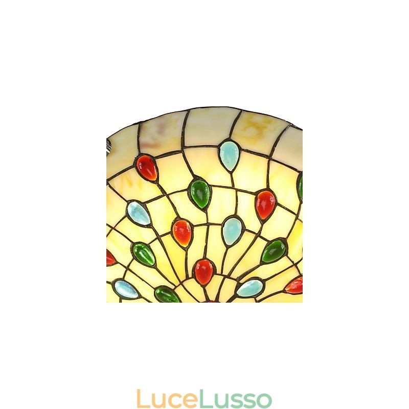 Lampada da soffitto in stile mediterraneo 50 cm illuminazione da giardino