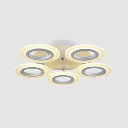 Lampada a sospensione moderna in acrilico circolare