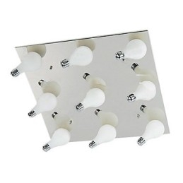 Moderno montaggio a filo con 9 luci in quadrato (attacco lampadina G4)