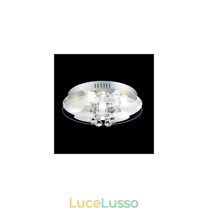 Luci da binario Cristallo Moderno Contemporaneo Metallo