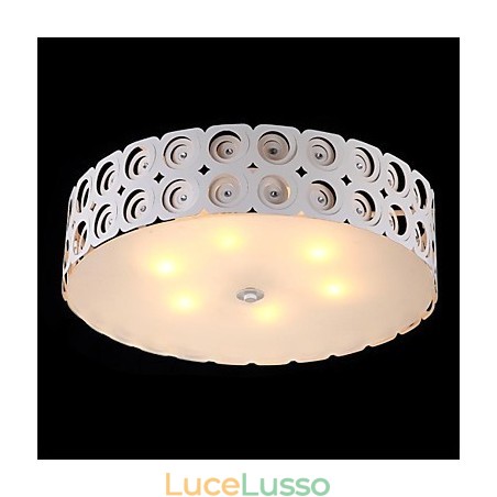 Lampada da soffitto 6 luci moderna semplice artistica Lampada da soffitto 6 luci moderna semplice artistica