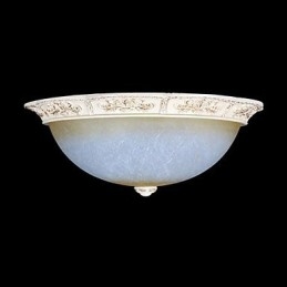 Bianco Montaggio a filo Giallo chiaro Vetro bianco Resina Modello Intaglio Classico europeo