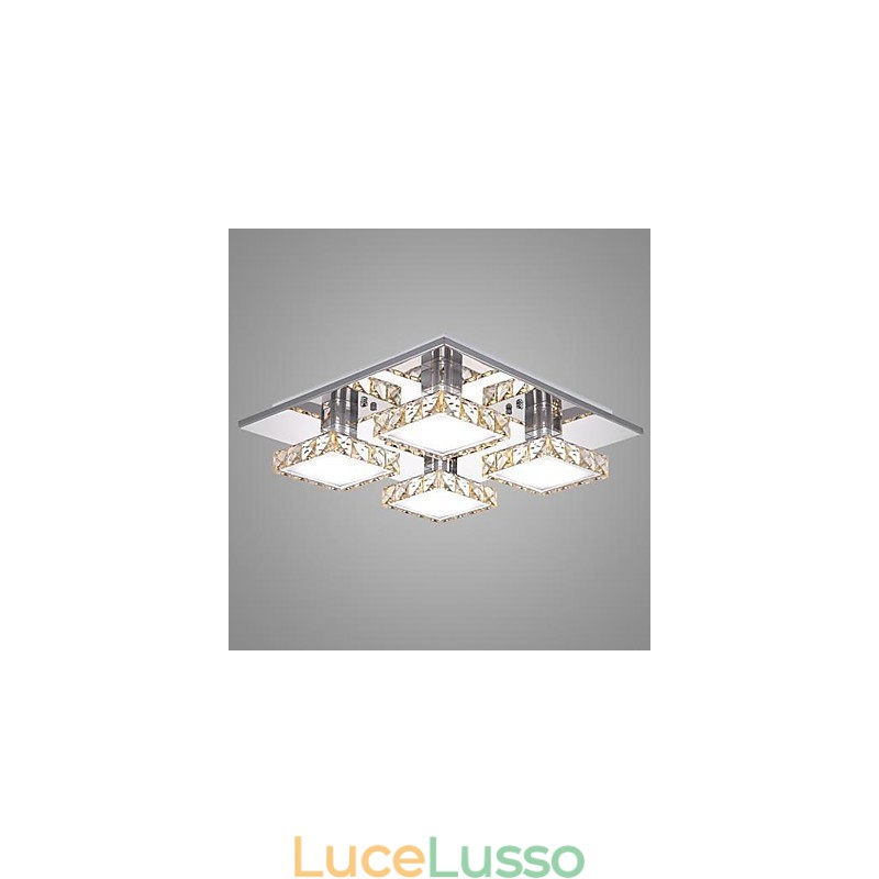 Lampada da soffitto 4 luci moderna semplice artistica