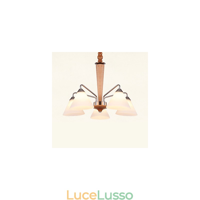 Montaggio a filo Mini Stile Moderno Contemporaneo Legno Bambù