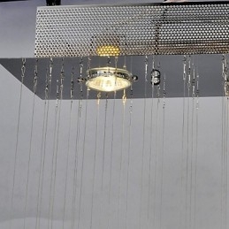 Tradizionale Classico Cristallo Cromato Metallo Montaggio a Filo