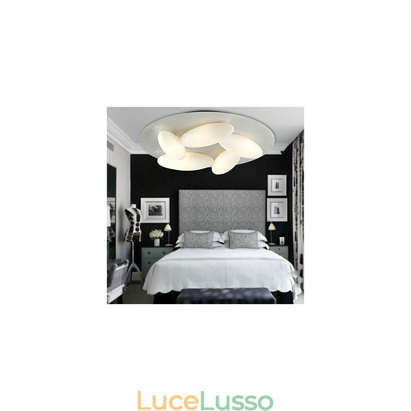 Moderno montaggio a filo con 5 luci (attacco lampadina G9)