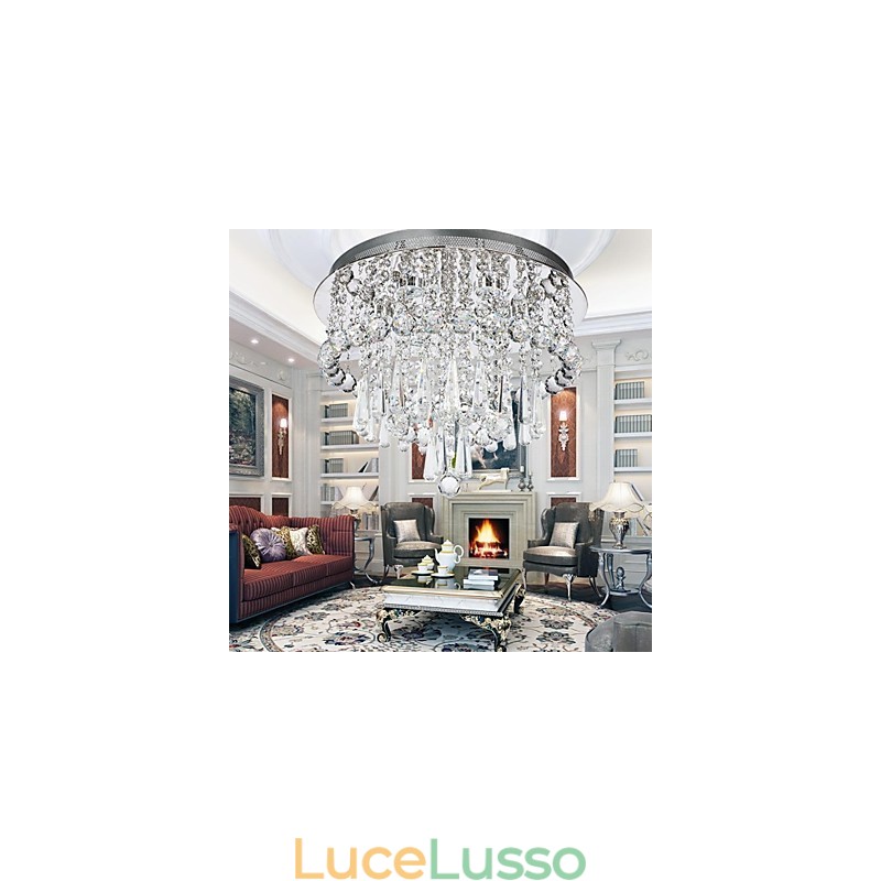 Lampada da soffitto 6 luci moderna semplice artistica